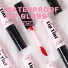 Lipgloss niedlich schleppend lange anhaltende wasserdichte matte flüssige Lippenstift Tint -Fleck für Frauen Make -up Kosmetik