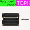 Topp M42616 Uppgraderad Zippy plånbok M61864 Desginer Womipps Zippe Card Holder Coin Slim Purse Key Pouch Mini Pochette Accessoires CL155C 244D