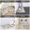 Mattor Mahjongg Rocks Game Non-Slip Doormat Carpet Living Room Kitchen Mat Welcome Indoor Decorative