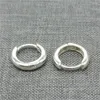 Orecchini a perno 2PRS 925 Circolo in argento sterling Orero a cerchio di cerchio rotondo per gioielli che producono 12 mm di diametro