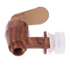 Rubinetti del lavandino da bagno 12 mm per perdite in legno perdite rubinetto di vino in vetro vaso d'acqua a botte con dispensa della valvola filtro