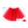 Rokken 14 kleuren topkwaliteit snoepkleur kinderen tutus rok dansjurken zacht tutu jurk ballet 3Layers kinderen pettiskirt kleding 10p otshz