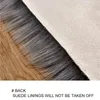 Tappeti tappeto a forma di cuore tappeto morbido in pelliccia in pelliccia sedia in pelle di pecora sedile peloso tappeto pad paccola per camera da letto lavabile decorazione per la casa 35x27cm