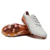 Mens FG Sopete Shoes Cleats Treinadores ao ar livre Spikes Couro Botas de Futebol