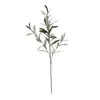 Dekorative Blumen einzigartige falsche Pflanzenkleidung-resistente einfache Aufrechterhaltung grüner Blätter gefälschte Pflanzen Olive Ast Home Decor Decor