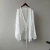 T-shirts pour femmes en mousseline de soie