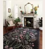 Tapis vikama vintage floral tapis art luxe grand espace salon décor à la maison lit de chambre à coucher bohème