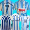 2024 2025 CAMISETA MALAGA CF SOCCER MAGHIA 120 Aniversario Remake retrò 24/25 camicie da calcio domestico Bustinza M. Juande Ramon Febas Alex Gallar Kit 12 13 retrò