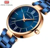 Minifocus Business Style Stainless Steel Band Watch for Women Simple Dress Watches Female Japan Movement Quartz Polshipes MF0181117172