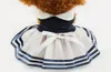 Armipet Tutu Lace Sailor Dog Dresses Stripes kjol för hundklänning 6071012 Pet Princess Clothing Whole4413981