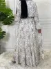 Vêtements ethniques Ramadan Eid mousseline Abaya Dubai Islam Pakistan Muslim Modest Robe Durquie Robes Abayas pour femmes Robe Femme Musulmane Vestido T240510