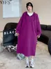 Robes décontractées NYFS 2024 AUTUMNE HIVER HIVER COREAN VESTIDOS VESTIDOS ROBE ELBISE LOBE PLUS TIGHNE CHAPPERS CHAPPERS ROBLE À CAODED