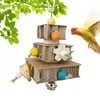 Altre forniture per uccelli giocattoli di parrocchetto Cockatiel Dishding carta giocattolo foraggia per pappagalli accessori in gabbia interattiva per piccoli