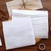 Sacs de rangement 10pcs Enveloppes de papier d'acide sulfurique semi-transparentes pour la carte postale / carte d'invitation de mariage Candon d'emballage