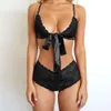 Leuke lingerie nieuwe split body dames kanten lingerie set