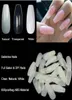 600pcsbag Ballerina Nail Art Tips transparentnatural faux cercueil ongles artistes