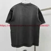 Herren-T-Shirts schön gewaschene schwere Stoff T-Shirt Männer Frauen Brodenytie-färbtes Top TS T-Shirt H240508