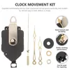 Relógios Acessórios Quartz Pendulum Relógio Movimento Diy Reparar Kit de mecanismo de parede do mecanismo de parede Cabeça de plástico