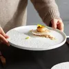 Plates White El Supplies Kitchen Tableware Western Cuisine Pasta Restaurant Clubs Creative Dish