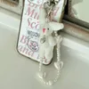 Цепочка телефона для ключей панк-плюш- чайная мация Y2K Модные украшения кукол кукол подвесной подвесной подарок