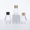 Bouteilles de rangement 8pcs 10 ml 20ml 30 ml Liquide de bouteille en verre transparent pour une pipette de base essentielle rechargeable