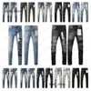 Paarse jeans denim broek heren jeans ontwerper Jean Men Black broek hoogwaardige kwaliteit rechte ontwerp retro streetwear casual zweetwegen ontwerpers 24SS 833
