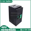Baterie 48 V 40AH 50AH 60AH Li jon z ładowarką 2ADD6 Plug Lithium Polimer Bateric