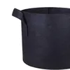 Decorative Flowers 15 Gallon Black Planting Grow Bags Cloth Pots Pouches Fabric Handles Vegetables Container