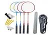 Badminton portable set 4 raquettes avec un poteau net facile à assembler pour la plage d'arrière-cour 212o2370801