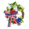 Fleurs décoratives couronnes artificielles hortenanes couronnes American Independence Day / 4th of Jy for Front Door Wall Window Farmhouse ho dhr9p