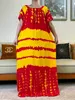 Ropa étnica Nuevo africano Summer corto Slve Boat Vestido suelto Tie Dye Algodón puro Boubou Maxi Islam Mujeres Abaya Party Clothing T240510