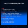 Diagnostiska verktyg Ny OBD2 -skanner ELM327 Bildetektor Code Reader Tool V1.5 WiFi Bluetooth OBD 2 för iOS Android Scan Repair Drop Deli Otznw