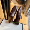 Luxus italienische Männer Kleid Schuhe Oxford Echte Leder Moccasins Brown schwarze Designer-Slea-Schuhe Klassische Hochzeitsbürogeschäft formelle Schuhe Größe 38-46