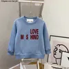 Bluzy projektanci dla dzieci chłopca mos marka pullover sweter z długim rękawem designer designerka z kapturem strój dla dzieci ubrania chd2312294 smekids