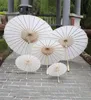 Nouveau mariage de mariage parasols parapluies blancs blancs chinois mini parapluie diamètre 20304060cm parapluie de mariage dhl fedex f1609893