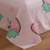 Постилочные наборы мультфильм розовый клубничный рисунок котттон полос полос.