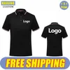 Men's Polos KAISING Customized Polo Shirt Embroidered Mens and Womens Short sleeved Polo Collar Top Printed with Personal Design in 9 Colors for SummerL2405