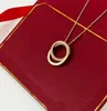 woman 14k real gold love necklace custom jewelry circle pendant men necklace luxury diamond necklace loop charms necklaces lady trendy mother's day gift
