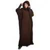 Vêtements ethniques Eid Hooded Abaya Femmes Musulman Prayer Garment One Piece Robe Ramadan Islamic Arabe Robe Dubai Turquie Kaftan Robe