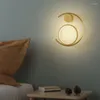 Lampy ścienne nowoczesne metalowe światła sypialnia lampa sconce kropla minimalistyczna atmosfera dekoracje artystyczne