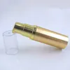 Garrafas de armazenamento 5 ml de ouro/prata sem ar loção/soro ocular/emulsão/essência do pulverizador hidratante Cuidado com a pele da pele embalagem cosmética