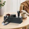 Kitchen Storage Espresso Tamping Station Plastic Coffee Tamper Holder Base Multifunction Stand Stable Durable
