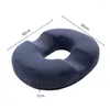Kudde Donut Seats Stol S Tailbone Pains Relief Memory Foam for Office (Black)