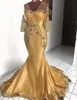 Матери платья золото сексуальная русалка африканская мама невесты платья невесты vneck
