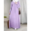 Etnische kleding modieuze Saoedi -Arabië dubai abaya damesjurk casual pailletten zonsondergang jurk moslimjurk elegante dames islamitische kleding t240510