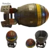 Objets décoratifs Figurines Mini Nuke Bomb Boîte de rangement Rétro Résine Figurine Desktop Art Crafts Dectes for Home Bedroom Office Tabl3523891