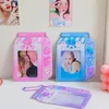 Frames kpop po mini pocard houder boek bindende machine idool kaartbeschermer foto frame bank kaarten huls