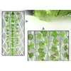 Fleurs décoratives 6pcs 65ft Mur artificiel suspendu Ivy Vine Feuage Feuille Garland Plantes Décor Home - Pumpkin Decoration