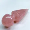 Decorative Figurines Natural Crystal Massage Wand Large Healing Energy Stone Stick As Women Or Man Body Relax Gift 1pcs