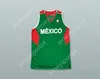 Anpassad Nay Mens Youth/Kids Mexico Green Basketball Jersey Top Stitched S-6XL